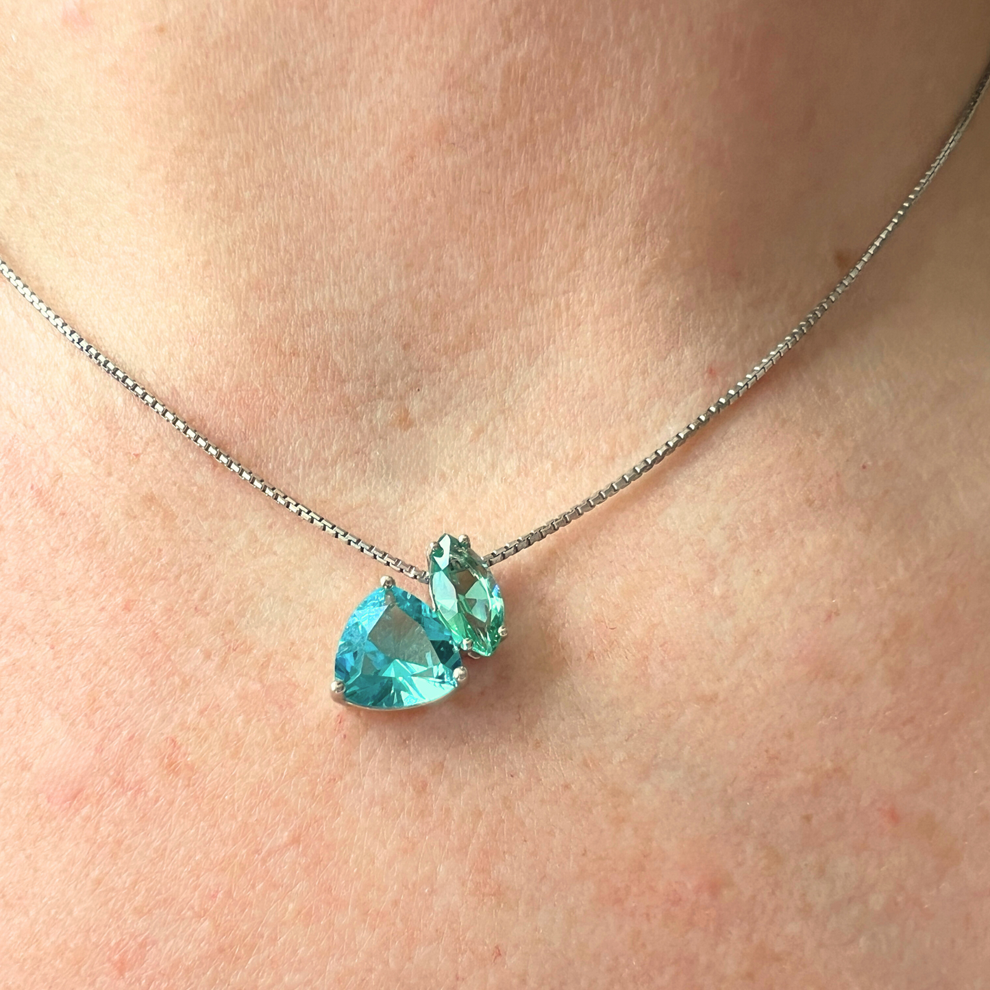 Sterling Silver Splash Necklace