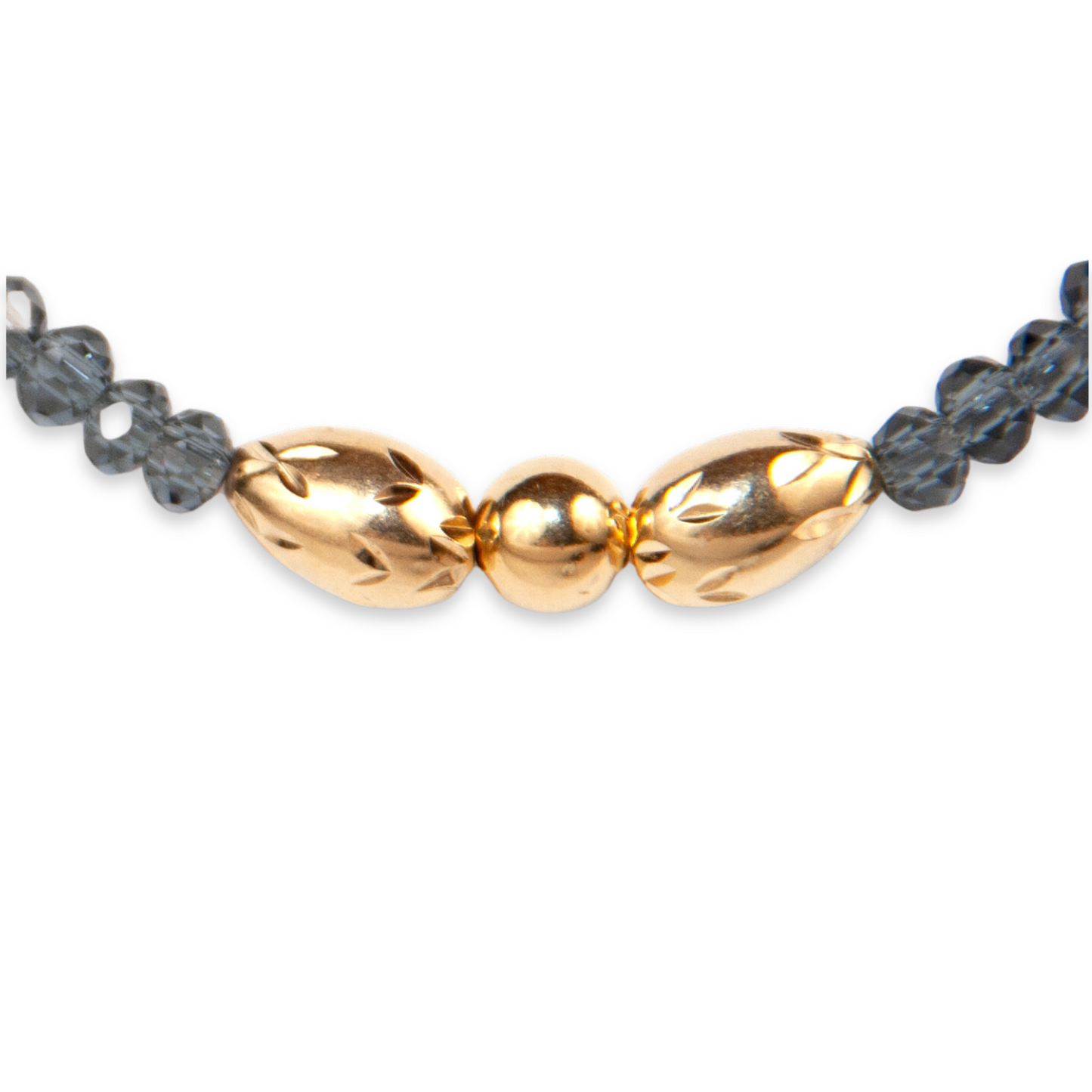 Gold Over Sterling Sapphire Quartz Floral Necklace