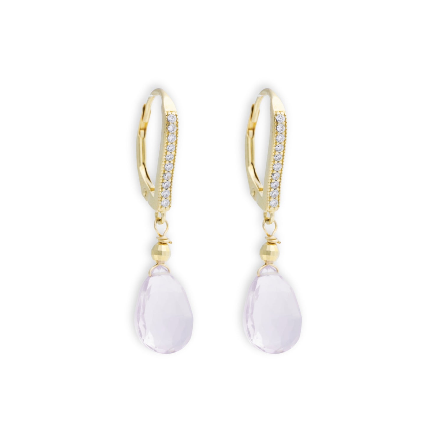 The Violet Earring - Gold Over Sterling
