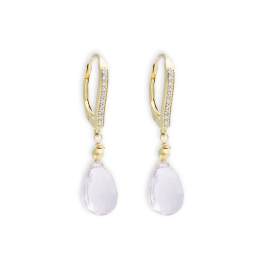 The Violet Earring - Gold Over Sterling