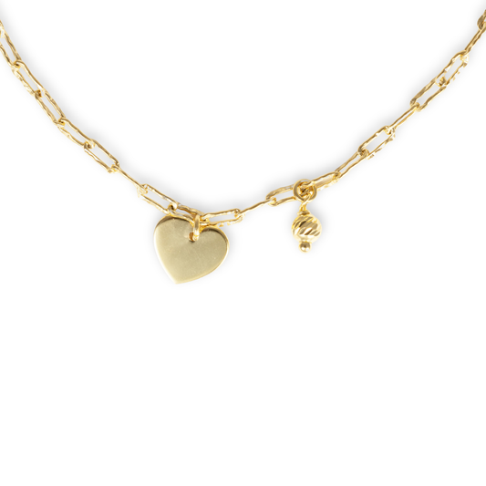 GOS Heart Charm Necklace