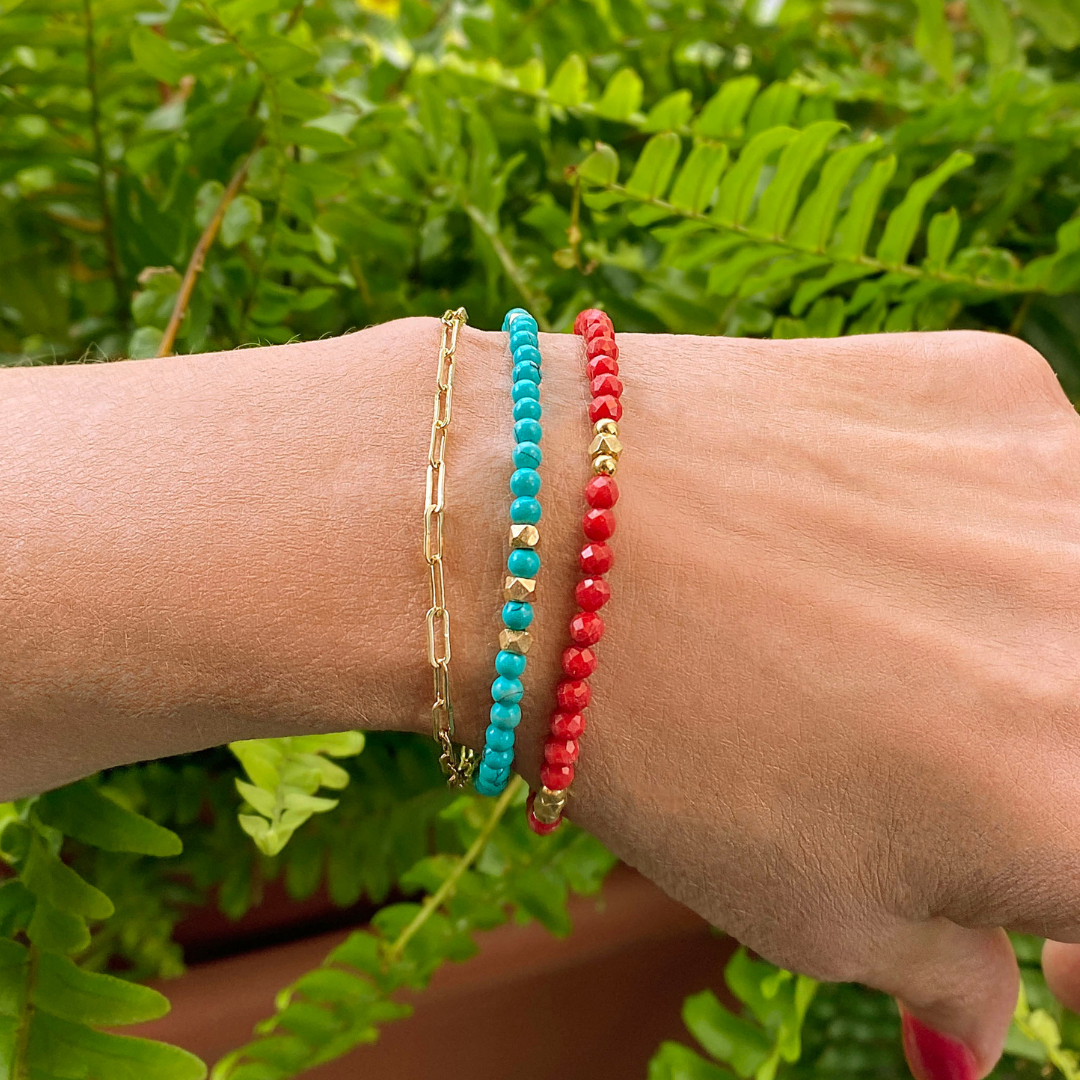 Gold Over Sterling Three Bracelet Special