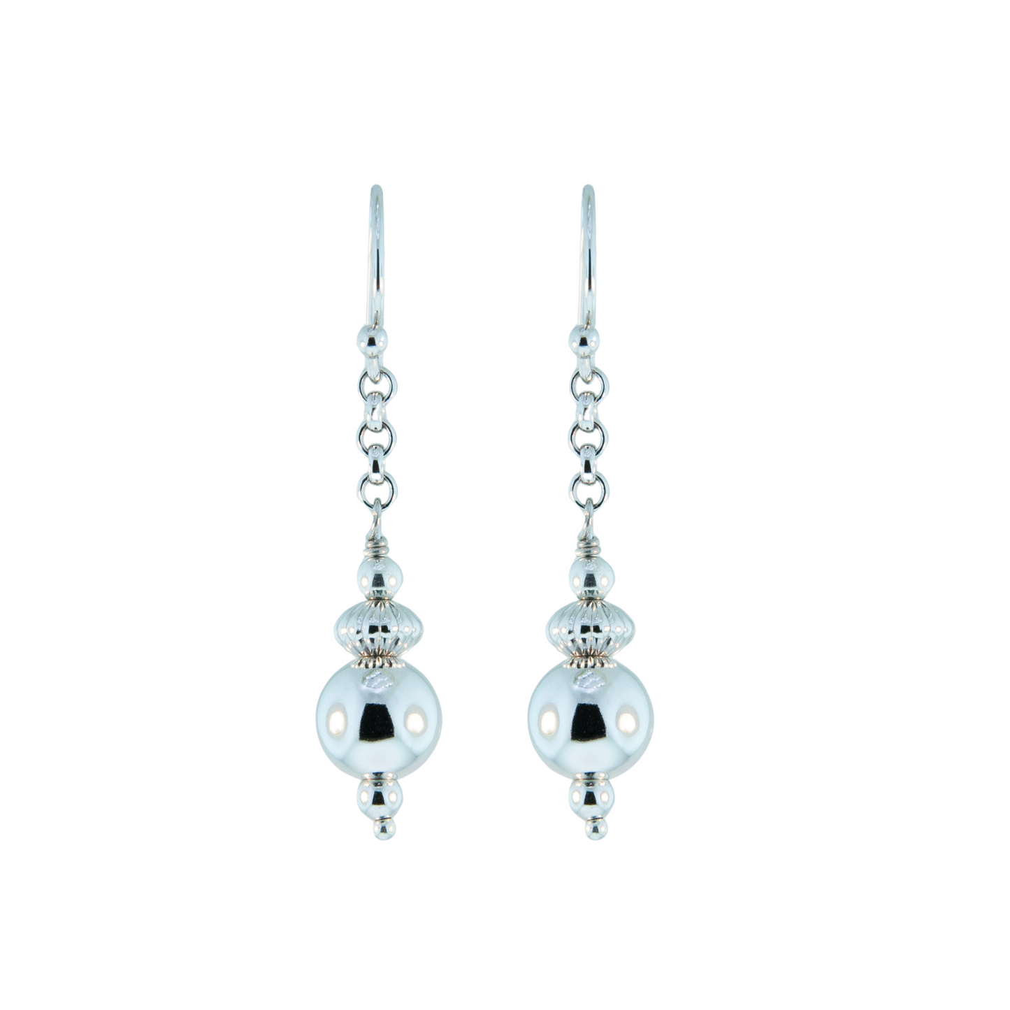 Sterling Silver Bead Medley Earring