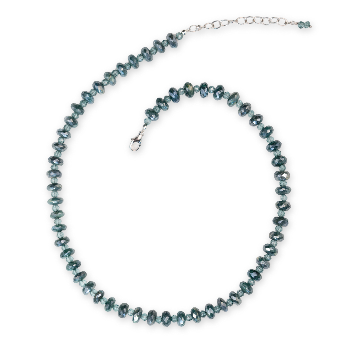 Sterling Silver Evergreen Mystic Labradorite Necklace