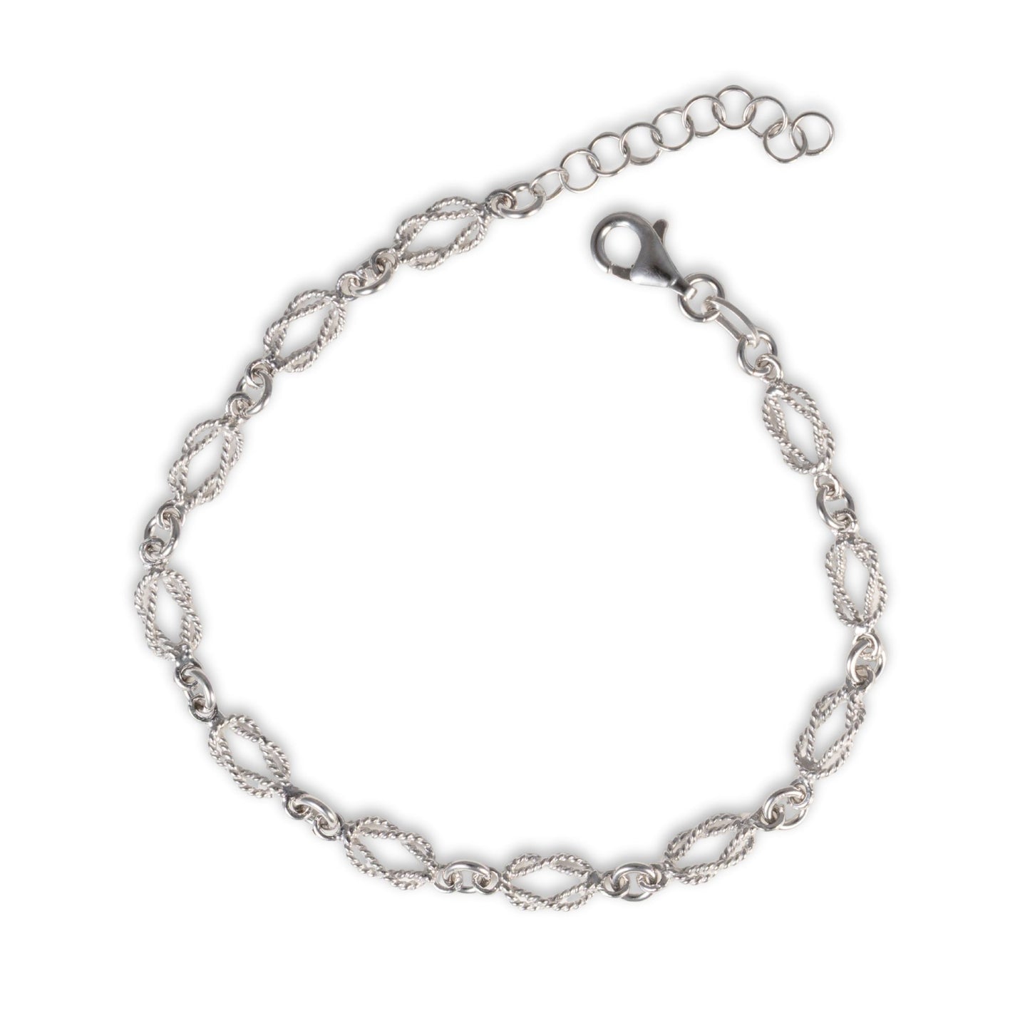 SS Braided Love Knot Bracelet