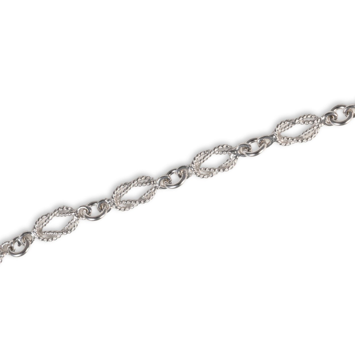 SS Braided Love Knot Bracelet